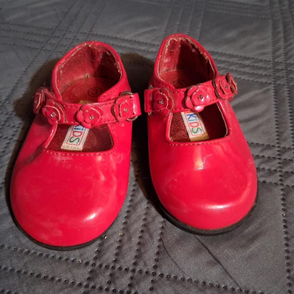 Unbranded Women's Red First-shoes-baby-shoes